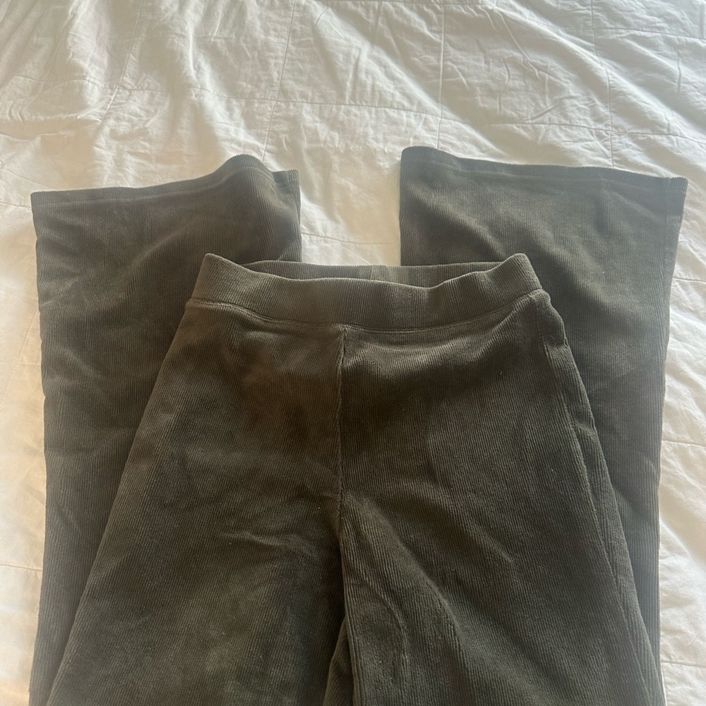 American Eagle Green Corduroy Pants